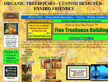 Tablet Screenshot of finetreehousebuilding.com